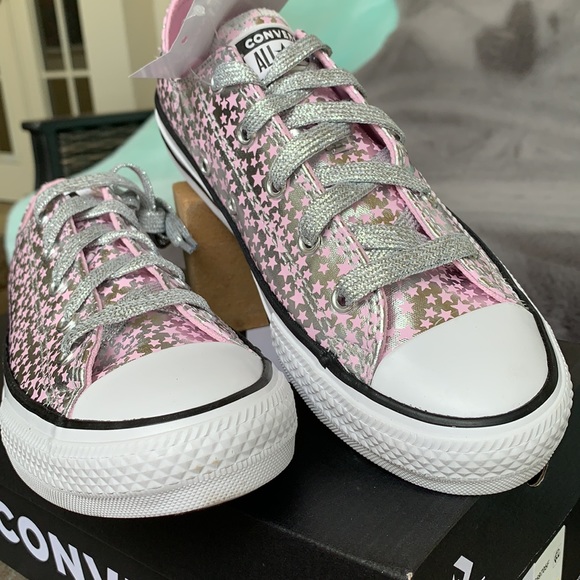 CONVERSE CTAS OX PINK GLAZE/SILVER WHITE WMNS - Picture 10 of 15